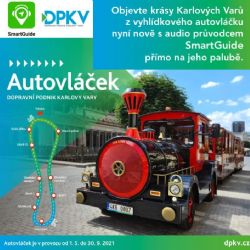 Karlovy Vary: Autovláček dostal do výbavy audio průvodce
