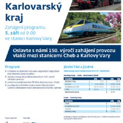 Karlovy Vary, Cheb: Regionální den železnice