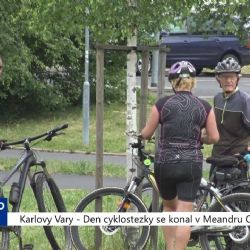 Karlovy Vary: Den cyklostezky se konal v Meandru Ohře (TV Západ)