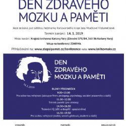 Karlovy Vary: Den zdravého mozku a paměti se blíží