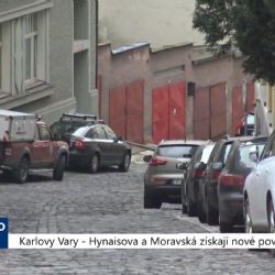Karlovy Vary: Hynaisova a Moravská získají nové povrchy (TV Západ)