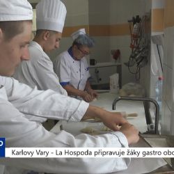 Karlovy Vary: La Hospoda připravuje žáky gastro oborů (TV Západ)