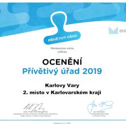 Karlovy Vary: Magistrát města zabodoval v soutěži Přívětivý úřad