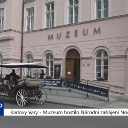 Karlovy Vary: Muzeum hostilo Národní zahájení Noci muzeí (TV Západ)