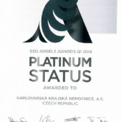 Karlovy Vary: Nemocnice obdržela prestižní evropskou cenu