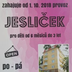 Karlovy Vary: Od začátku října bude zahájen provoz jesliček