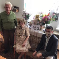 Karlovy Vary: Pan František Šmidlík oslavil životní jubileum