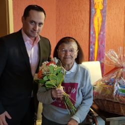 Karlovy Vary: Paní Marie Haaková slaví 102 let