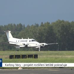 Karlovy Vary: Projekt rozšíření letiště pokračuje (TV Západ)