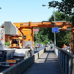 Karlovy Vary: Tři hodiny trvala první část diagnostiky Chebského mostu