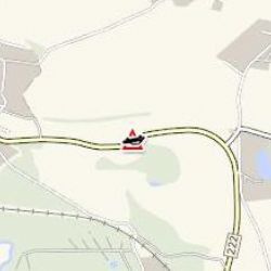 Karlovy Vary: U města havarovalo nákladní vozidlo do příkopu 