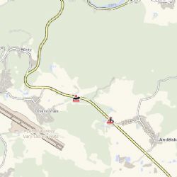 Karlovy Vary: U města havarovalo osobní vozidlo