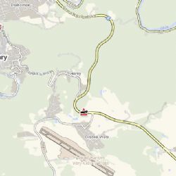 Karlovy Vary: U města hoří vozidlo