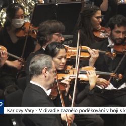 Karlovy Vary: V divadle zaznělo poděkování v boji s koronou (TV Západ)