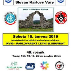 Karlovy Vary: V sobotu se koná 48. ročník turistického pochodu