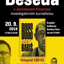 Karlovy Vary: V září proběhne charitativní beseda s Jaroslavem Kmentou 