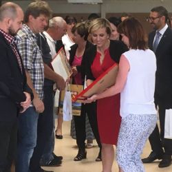 Karlovy Vary: Ve mestě se uskutečnilo předávání vyznamenání dárcům krve 