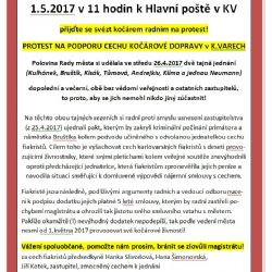 Karlovy Vary: Zítra se koná protest na podporu fiakristů 