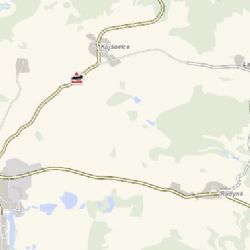 Kojšovice: U obce havarovalo osobní vozidlo do příkopu