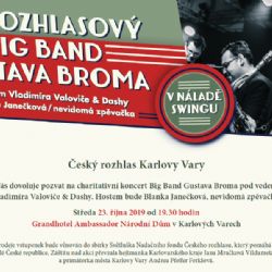 Koncert Big Bandu Gustava Broma pomůže Světlušce