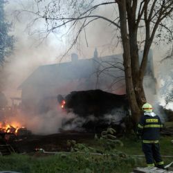 Krajková: Včera večer zasahovali hasiči u požáru rodinného domu