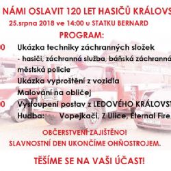 Královské Poříčí: Hasiči slaví 120 let od založení