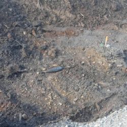 Královské Poříčí: Nález dělostřelecké miny