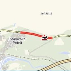 Královské Pořící: Osobní vozidlo havarovalo do příkopu