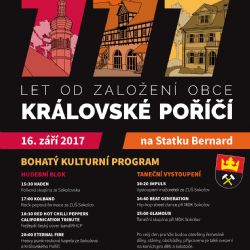 Královské Poříčí: Poutí oslaví obec 777 let od založení 