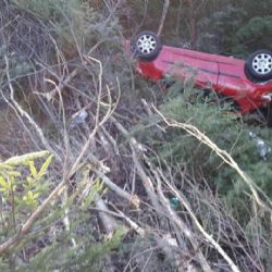 Královské Poříčí: Vozidlo skončilo mimo komunikaci