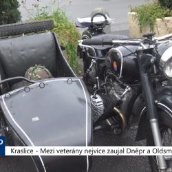 Kraslice: Mezi veterány nejvíce zaujal Dněpr a Oldsmobile (TV Západ)