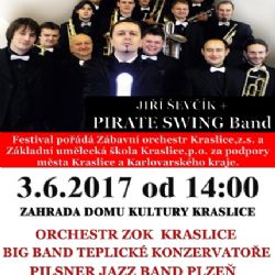 Kraslice: Na zahradě městského domu kultury se koná big band show