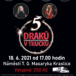 Kraslice: Ve městě vystoupí 5 draků v trucku
