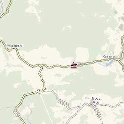 Krásno: Osobní vozidlo narazilo do sněhové bariéry