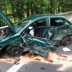 Krasný Jez: Střet dvou vozidel