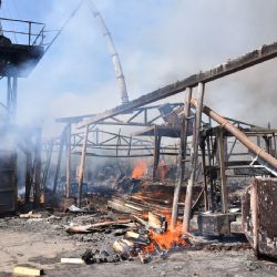 Krásný Les: Hasiči zveřejnili video ze zásahu u požáru pily