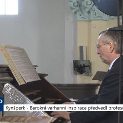 Kynšperk: Barokní varhanní inspirace předvedl profesor Tůma (TV Západ)