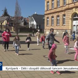 Kynšperk: Děti i dospělí děkovali tancem Jerusalema (TV Západ)