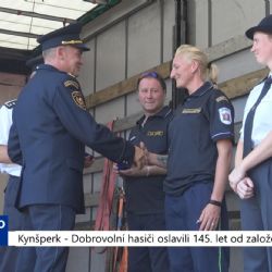 Kynšperk: Dobrovolní hasiči oslavili 145 let od založení (TV Západ)