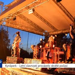 Kynšperk: Letní slavnosti provázelo skvělé počasí (TV Západ)