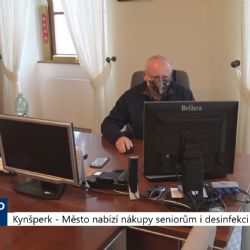 Kynšperk: Město nabízí nákupy seniorům i desinfekci prostor (TV Západ)