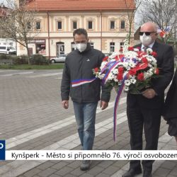 Kynšperk: Město si připomnělo 76. výročí osvobození (TV Západ)