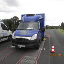 Kynšperk nad Ohří: Vozidlo bylo přetížené o více než dvě tuny