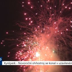 Kynšperk: Novoroční ohňostroj se konal v uzavřeném areálu (TV Západ)