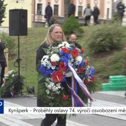 Kynšperk: Proběhly oslavy 74. výročí osvobození města (TV Západ)