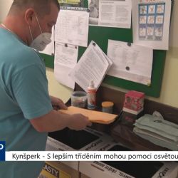 Kynšperk: S lepším tříděním mohou pomoci osvětou děti (TV Západ)