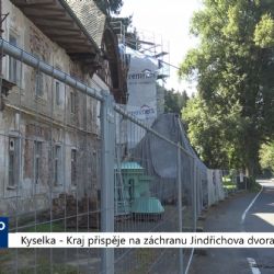 Kyselka: Kraj přispěje na záchranu Jindřichova dvora (TV Západ)