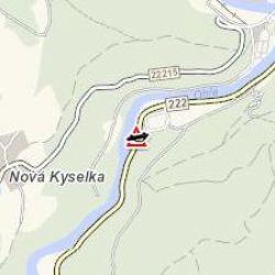 Kyselka: Nehoda nákladního vozidla