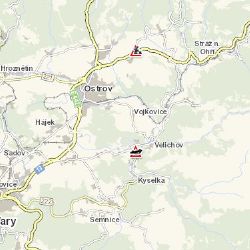 Kyselka: Osobní vozidlo skončilo na boku