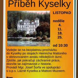 Kyselka: V neděli je připravena bezplatná komentovaná prohlídka obnovovaného areálu